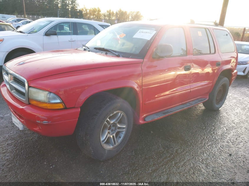 1D8HS78Z43F506880 2003 DODGE DURANGO photo no. 2