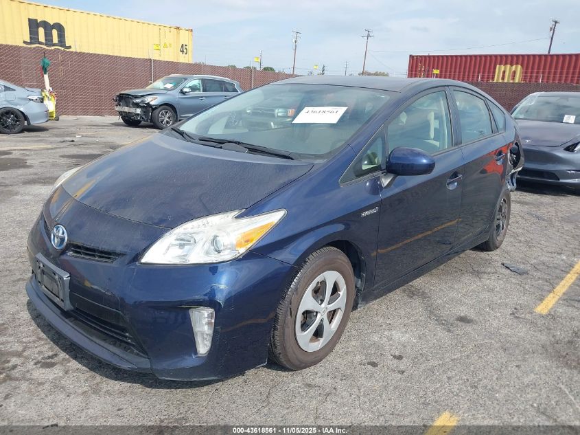 2014 Toyota Prius Two VIN: JTDKN3DU3E0374764 Lot: 43618561