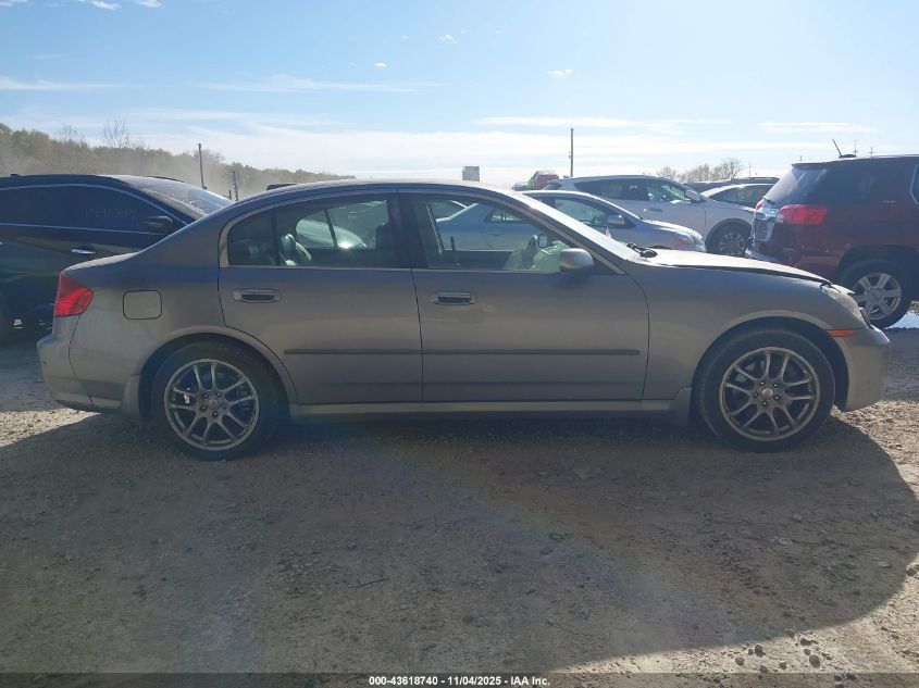 2006 Infiniti G35 VIN: JNKCV51EX6M511091 Lot: 43618740