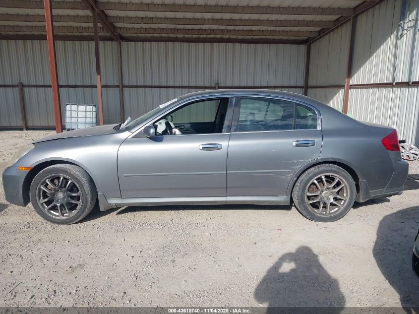 2006 Infiniti G35 VIN: JNKCV51EX6M511091 Lot: 43618740