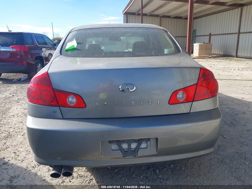 2006 Infiniti G35 VIN: JNKCV51EX6M511091 Lot: 43618740