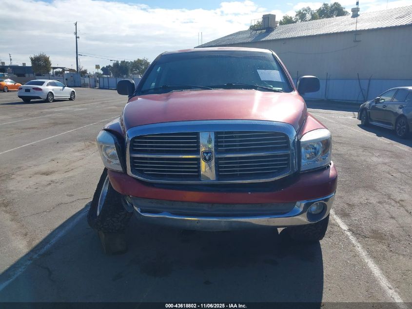 2008 Dodge Ram 1500 Slt VIN: 1D7HU18208J105698 Lot: 43618802
