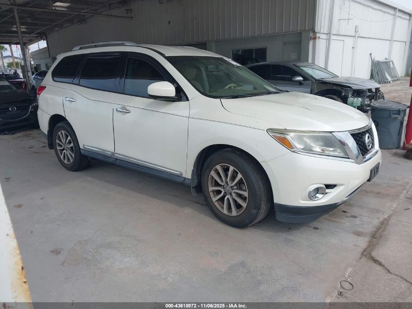 2015 NISSAN PATHFINDER SL - 5N1AR2MN0FC706612