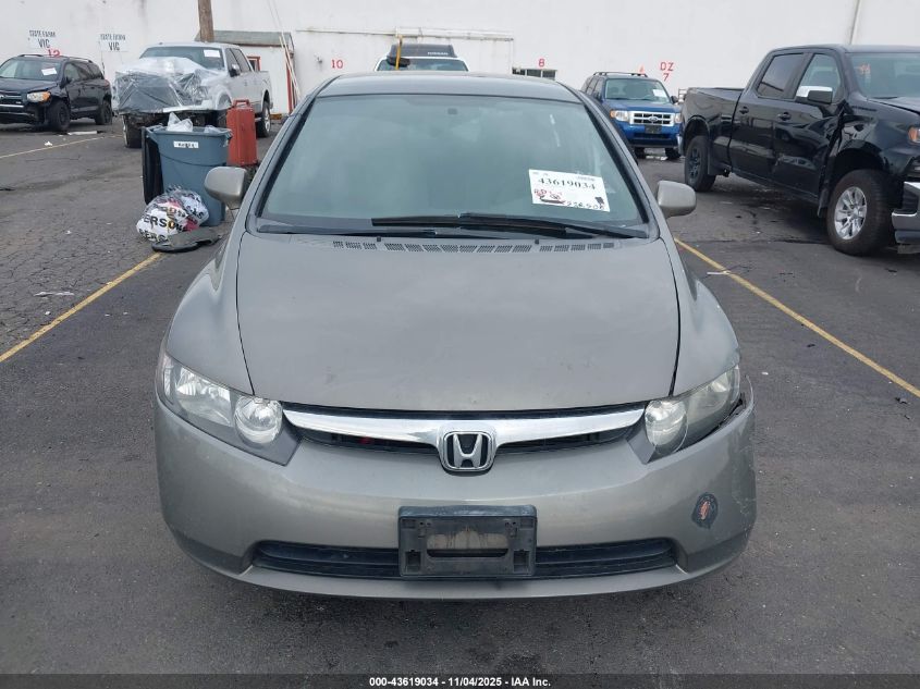 2006 Honda Civic Lx VIN: 1HGFA16576L129796 Lot: 43619034