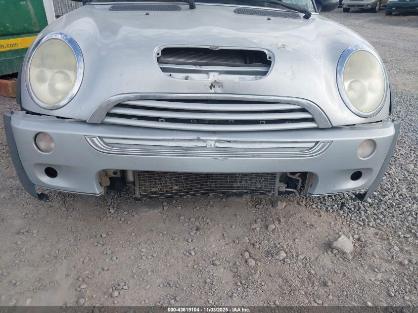2004 Mini Cooper S VIN: WMWRE33454TD80661 Lot: 43619104