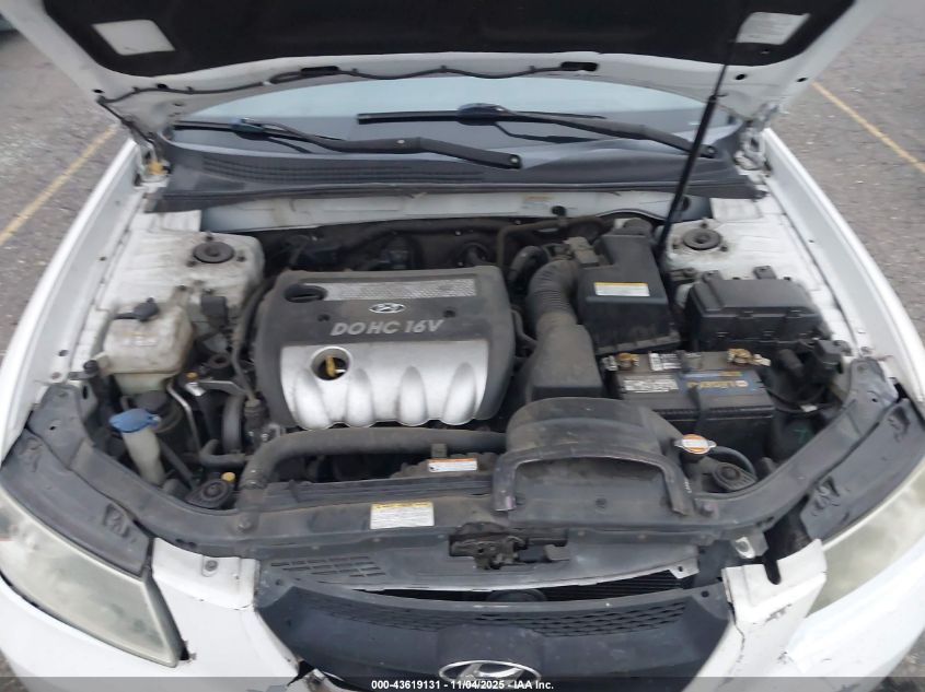 2007 Hyundai Sonata Gls VIN: 5NPET46C67H200058 Lot: 43619131