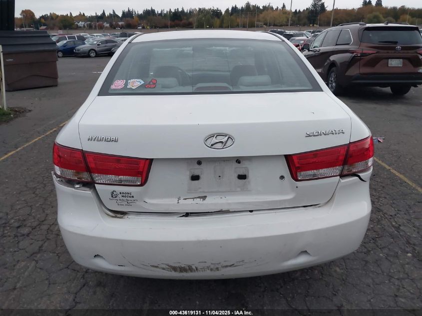 2007 Hyundai Sonata Gls VIN: 5NPET46C67H200058 Lot: 43619131
