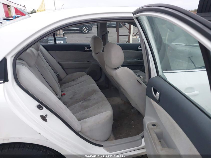 2007 Hyundai Sonata Gls VIN: 5NPET46C67H200058 Lot: 43619131