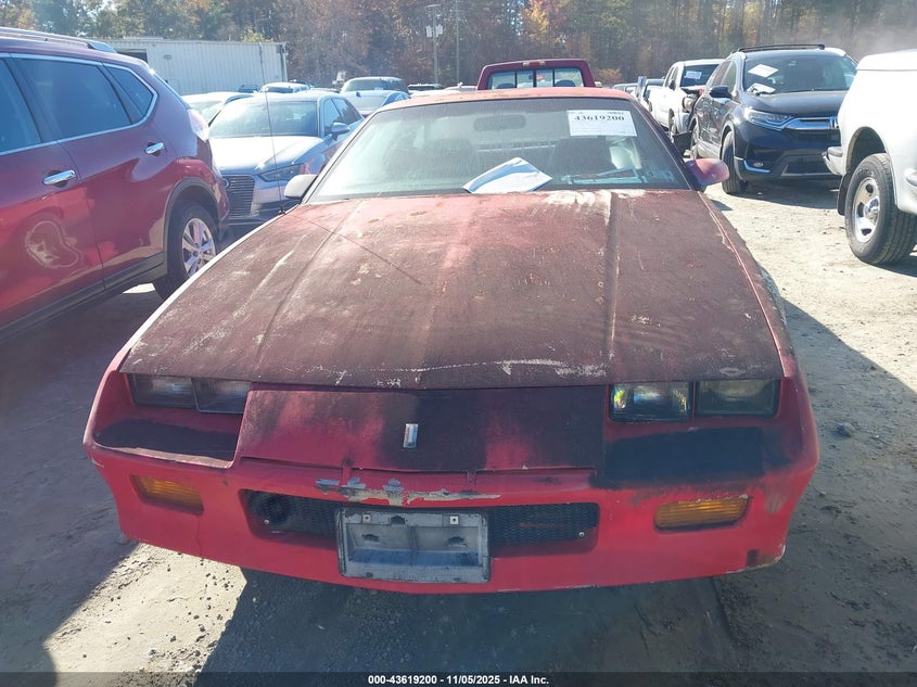 1987 Chevrolet Camaro VIN: 1G1FP21H3HL150550 Lot: 43619200