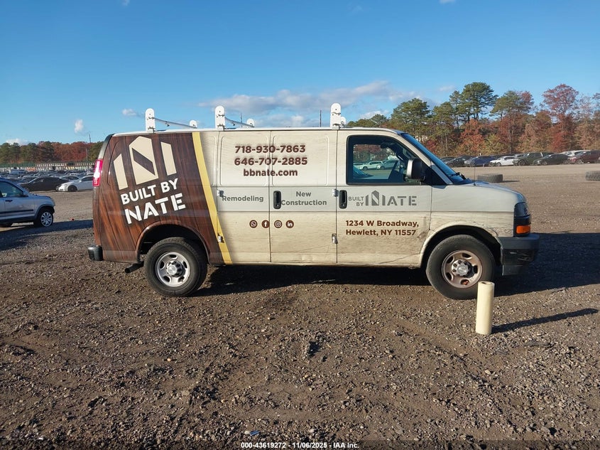 2018 CHEVROLET EXPRESS 2500 WORK VAN 1GCWGAFP9J1176623