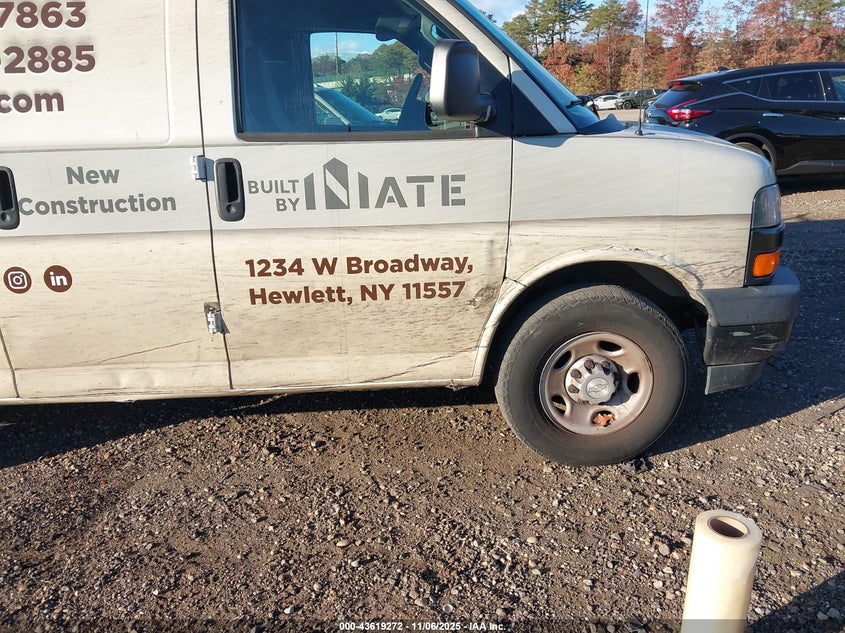 2018 CHEVROLET EXPRESS 2500 WORK VAN 1GCWGAFP9J1176623