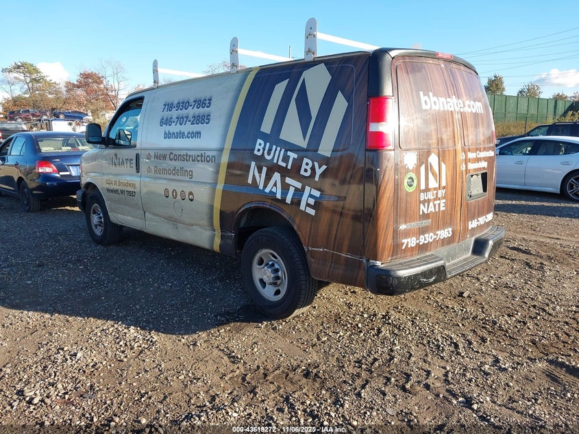 2018 CHEVROLET EXPRESS 2500 WORK VAN 1GCWGAFP9J1176623