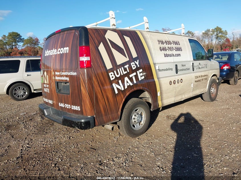 2018 CHEVROLET EXPRESS 2500 WORK VAN 1GCWGAFP9J1176623