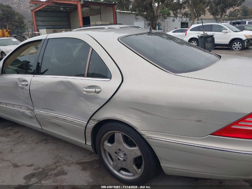 2000 Mercedes-Benz S 500 VIN: WDBNG75JXYA102194 Lot: 43619381
