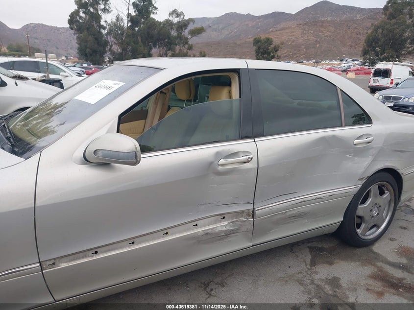 2000 Mercedes-Benz S 500 VIN: WDBNG75JXYA102194 Lot: 43619381