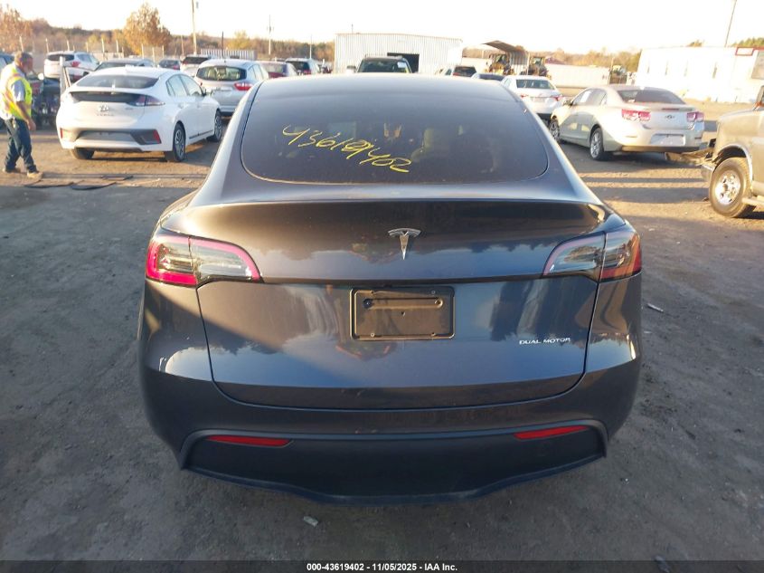 2023 Tesla Model Y Awd/Long Range Dual Motor All-Wheel Drive VIN: 7SAYGDEE0PF615379 Lot: 43619402
