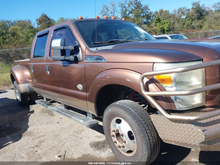 2011 Ford F-350 Lariat VIN: 1FT8W3DT0BEB64796 Lot: 43619406