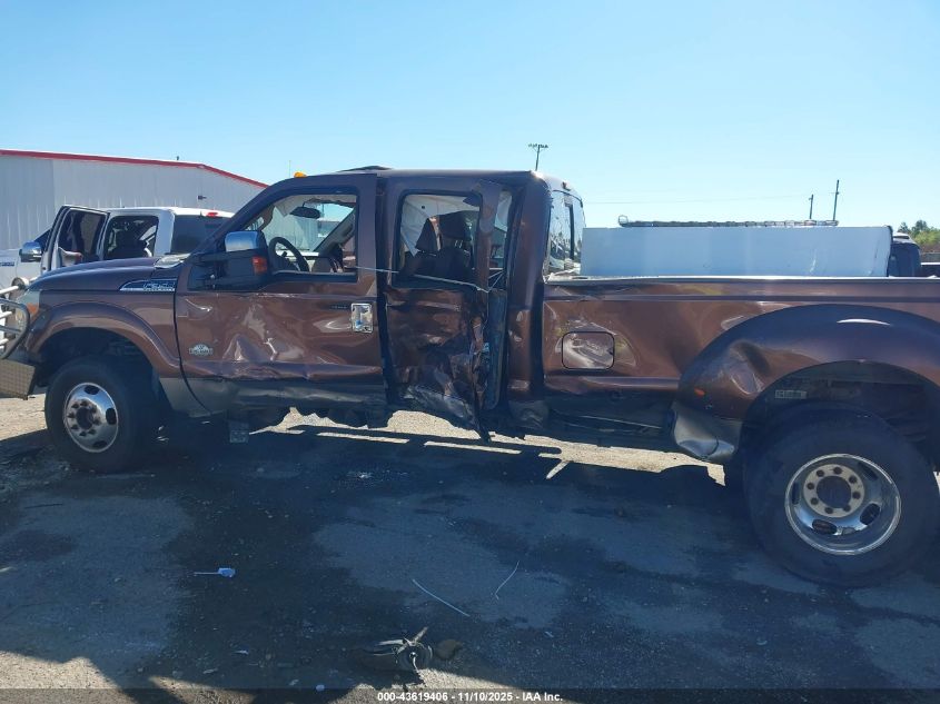 2011 Ford F-350 Lariat VIN: 1FT8W3DT0BEB64796 Lot: 43619406