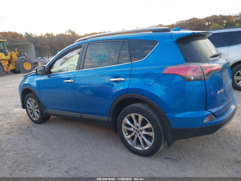 2017 TOYOTA RAV4 LIMITED - 2T3DFREV2HW580769