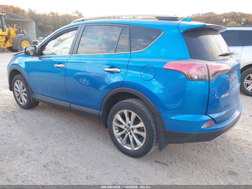 2017 TOYOTA RAV4 LIMITED - 2T3DFREV2HW580769