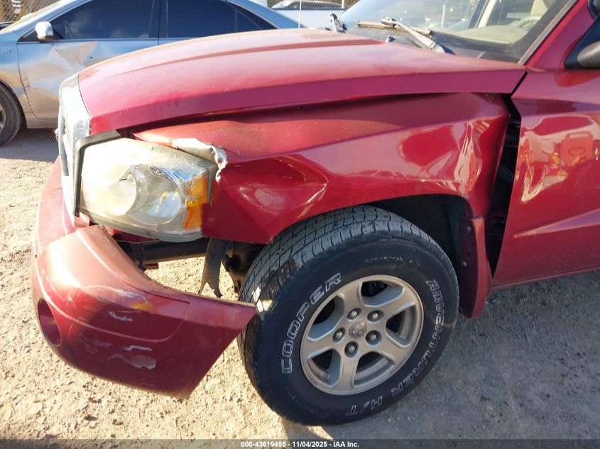 2006 Dodge Dakota Slt VIN: 1D7HE48K96S691372 Lot: 43619455