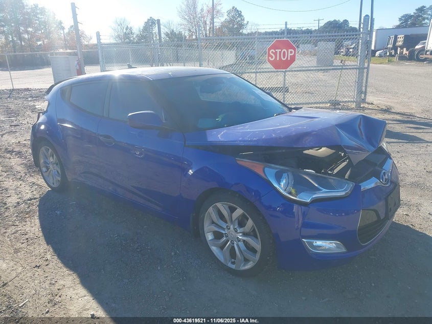 2013 HYUNDAI VELOSTER BASE W/BLACK - KMHTC6ADXDU158672