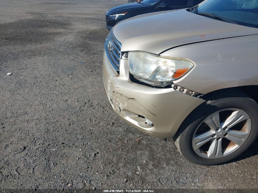 2009 Toyota Highlander Limited VIN: JTEDS42A892086261 Lot: 43619545