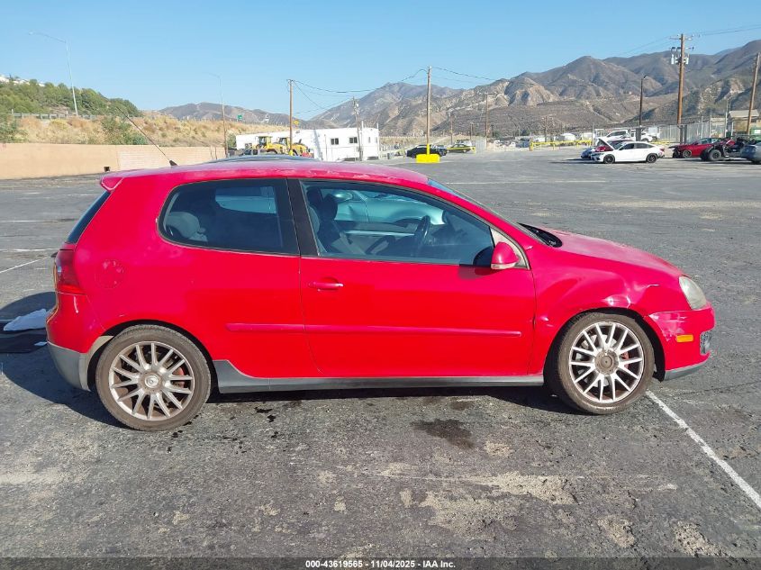 2006 Volkswagen Gti 2-Door VIN: WVWEV71K96W088553 Lot: 43619565