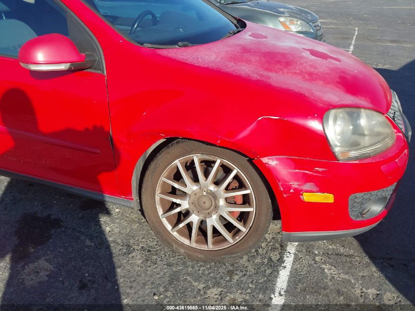 2006 Volkswagen Gti 2-Door VIN: WVWEV71K96W088553 Lot: 43619565