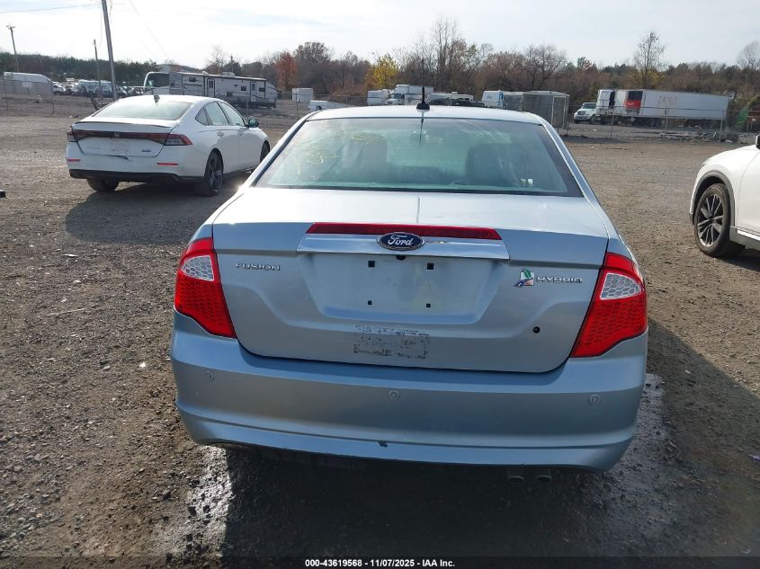 2011 Ford Fusion Hybrid VIN: 3FADP0L30BR158608 Lot: 43619568