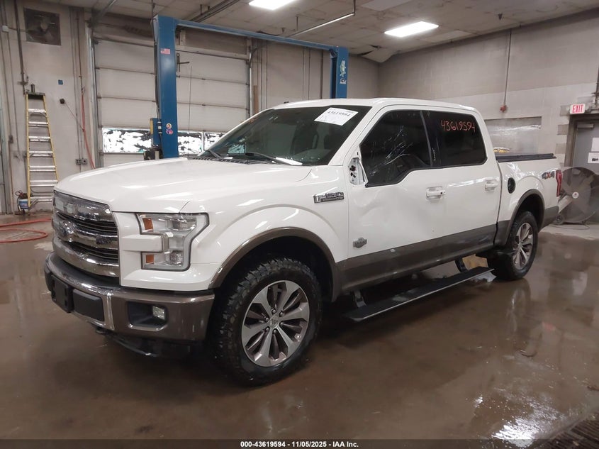 2016 FORD F-150 KING RANCH 1FTEW1EF0GFD51358