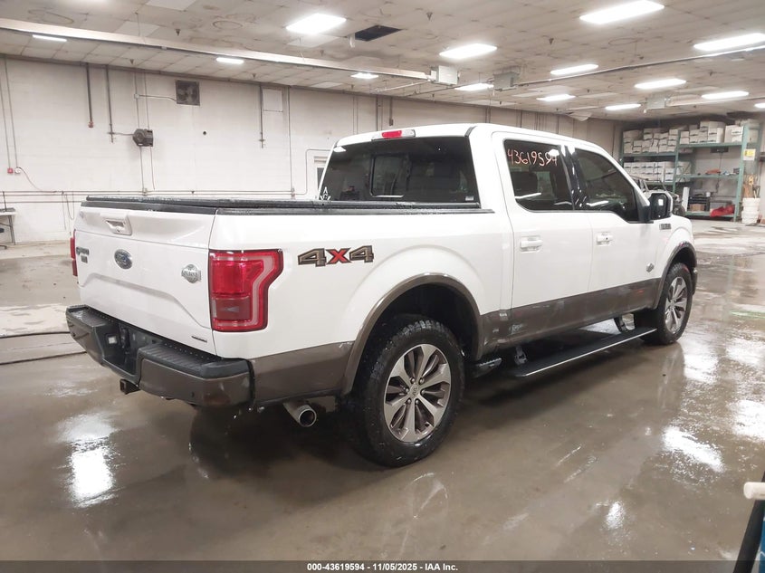 2016 FORD F-150 KING RANCH 1FTEW1EF0GFD51358