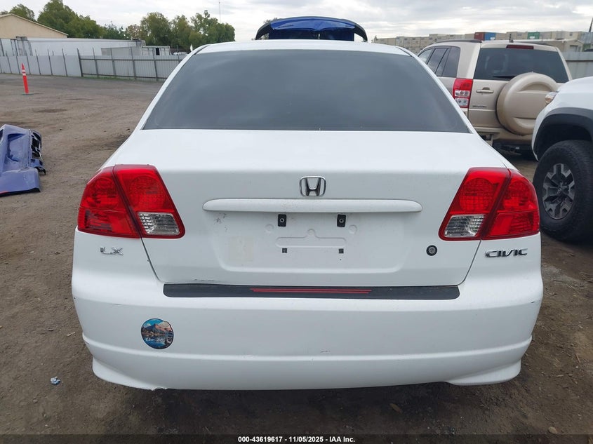 2004 Honda Civic Lx VIN: 2HGES15634H586666 Lot: 43619617