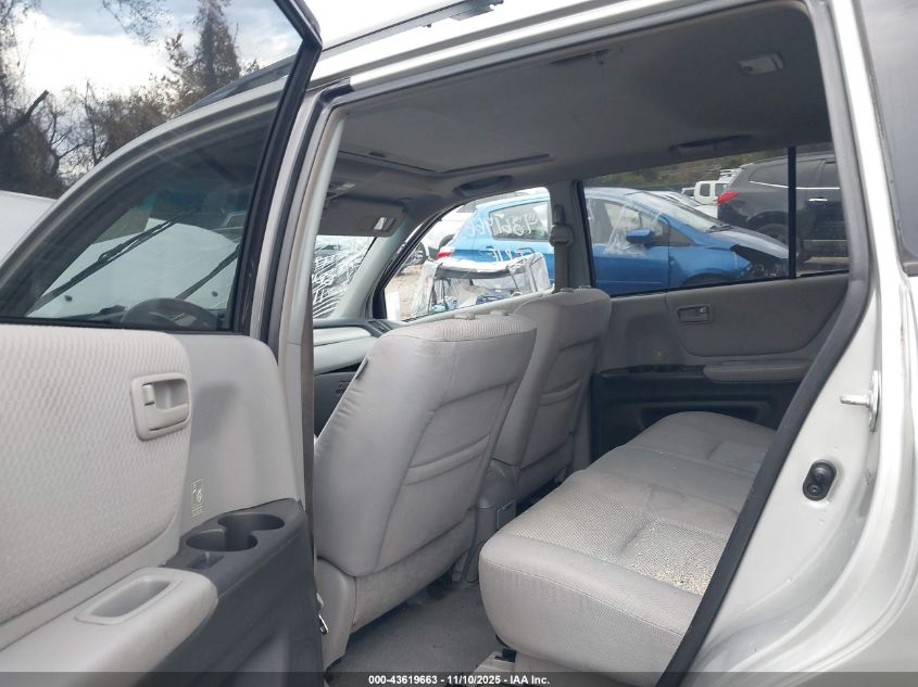 2007 Toyota Highlander V6 VIN: JTEGP21A870138436 Lot: 43619663