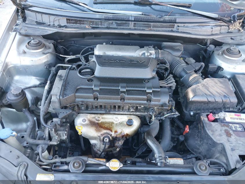 2007 Kia Spectra Ex VIN: KNAFE121475394068 Lot: 43619672