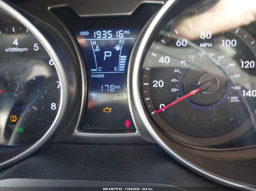 2014 Hyundai Veloster Base W/Black VIN: KMHTC6AD7EU218151 Lot: 43619742