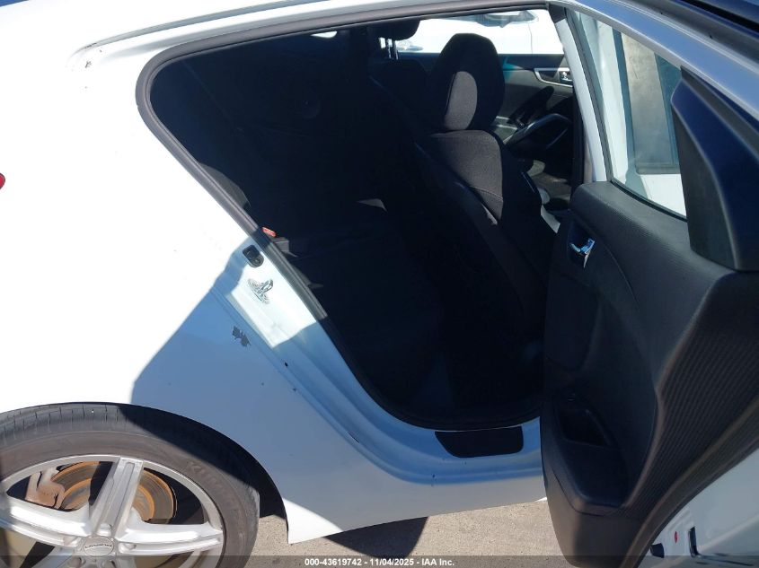 2014 Hyundai Veloster Base W/Black VIN: KMHTC6AD7EU218151 Lot: 43619742