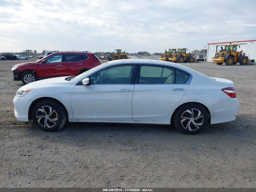 2016 Honda Accord Lx VIN: 1HGCR2F38GA106962 Lot: 43619778