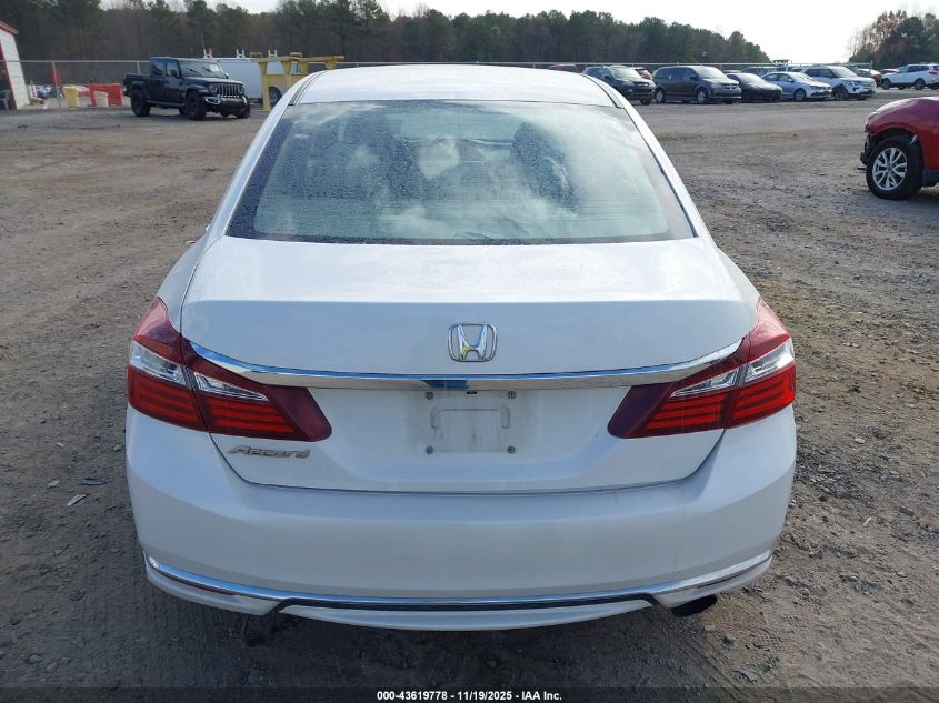 2016 Honda Accord Lx VIN: 1HGCR2F38GA106962 Lot: 43619778