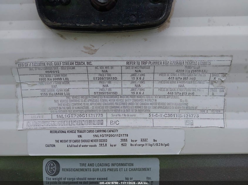1NL1GTP20G1121778 2016   photo no. 9