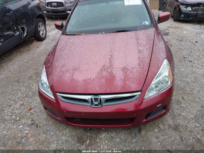 2006 Honda Accord 2.4 Se VIN: 1HGCM56386A023840 Lot: 43619858