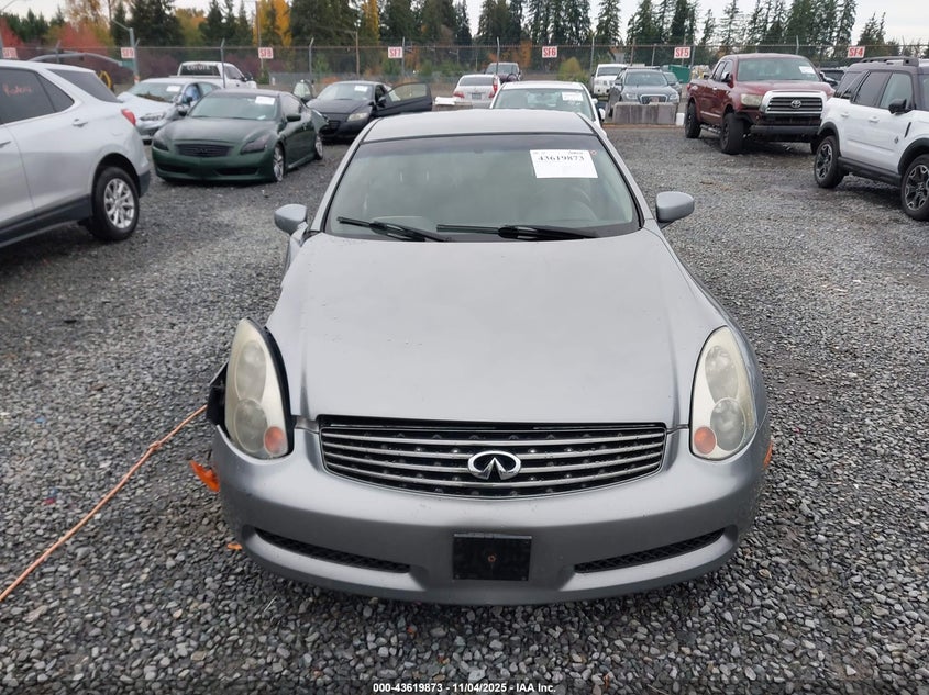 2003 Infiniti G35 Base W/Leather VIN: JNKCV54E53M210221 Lot: 43619873