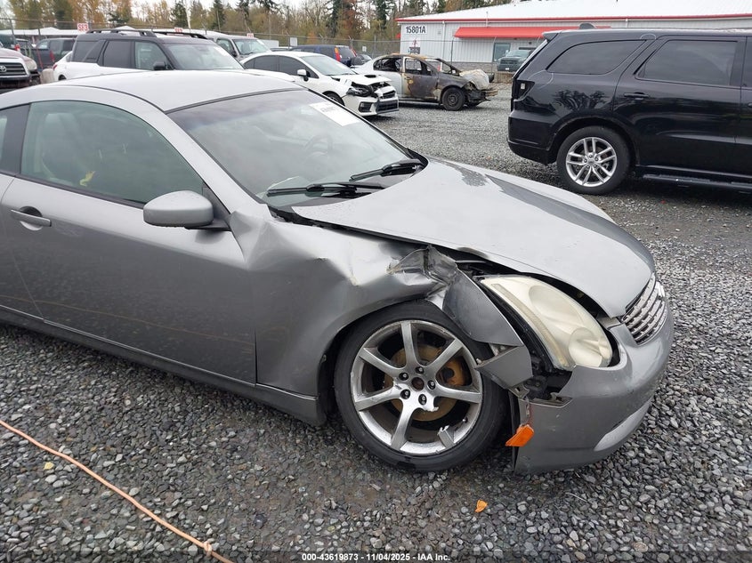 2003 Infiniti G35 Base W/Leather VIN: JNKCV54E53M210221 Lot: 43619873