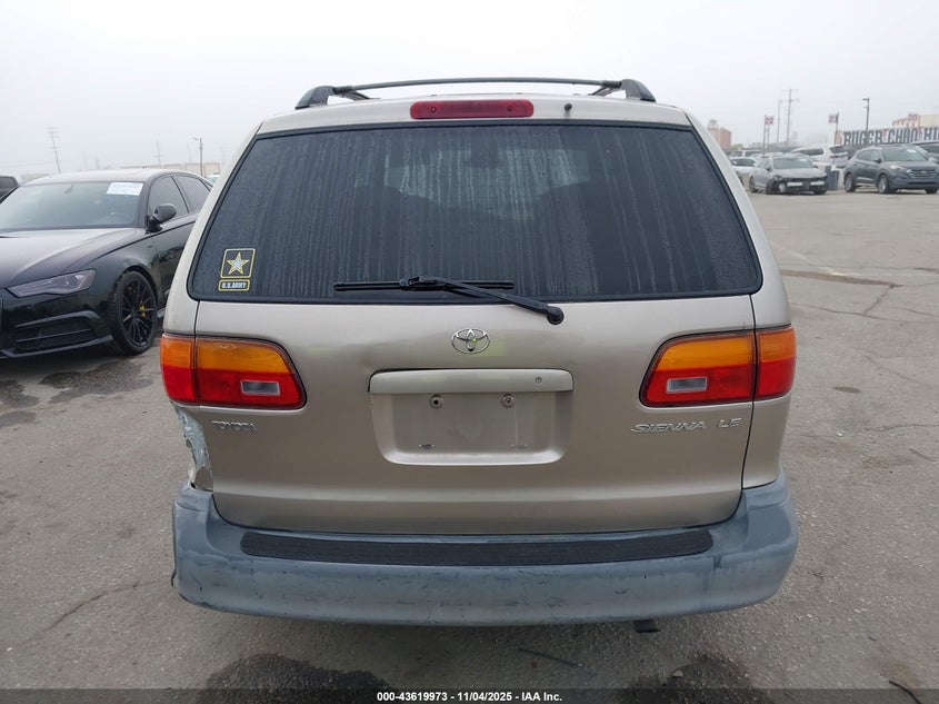2000 Toyota Sienna Le VIN: 4T3ZF13C0YU238438 Lot: 43619973