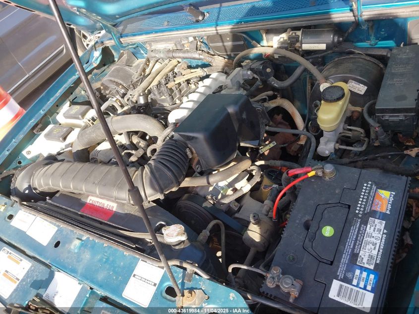 1995 Ford Ranger Super Cab VIN: 1FTCR14U0STA46709 Lot: 43619984