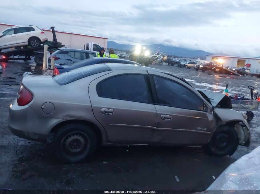 2001 Plymouth Neon Highline VIN: 1P3ES46C51D170423 Lot: 43620008