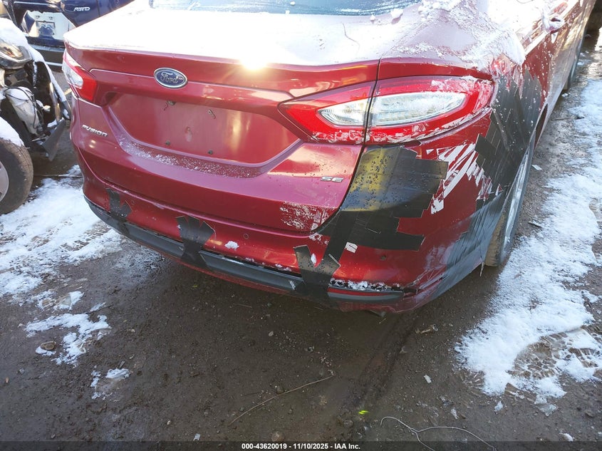 2016 Ford Fusion Se VIN: 3FA6P0H73GR300817 Lot: 43620019