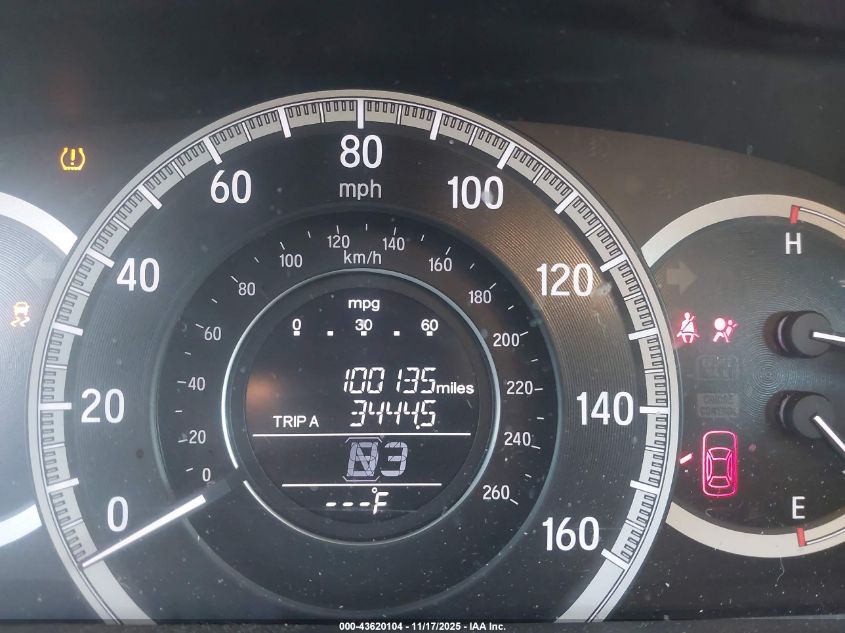 2016 Honda Accord Ex-L V-6 VIN: 1HGCR3F83GA017995 Lot: 43620104