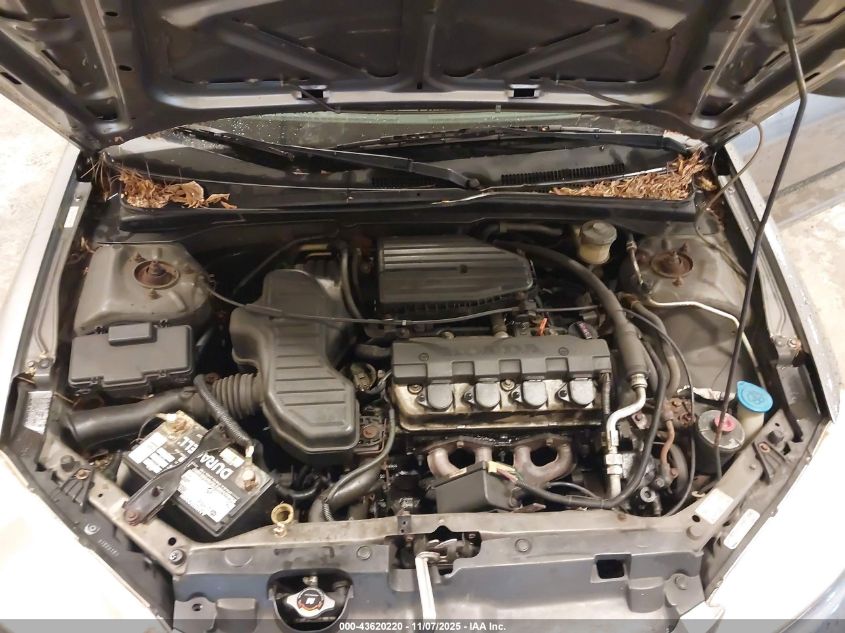 2005 Honda Civic Vp VIN: 2HGES16355H627594 Lot: 43620220