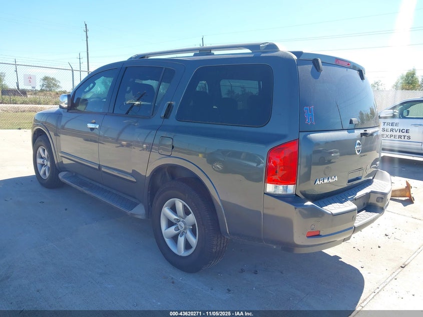 2010 Nissan Armada Se VIN: 5N1BA0ND7AN603898 Lot: 43620271